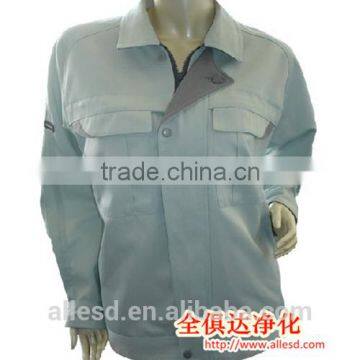 cleanroom snap cuffs antistatic Jacket for industry