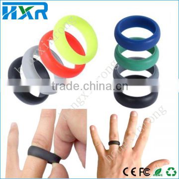 Instock ! Custom silicone wedding ring men silicone wedding ring hot sale !