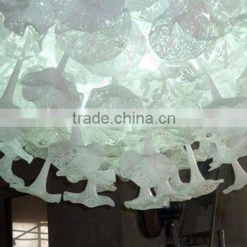 Hand Blown Glass Chandelier Decoration XO-20150621 Modern Glass Art Chandelier From Famous Chinese Glass Artist Mr Ou LianHua