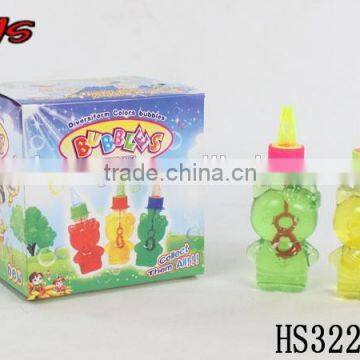 colorful plastic soap bubble bottle