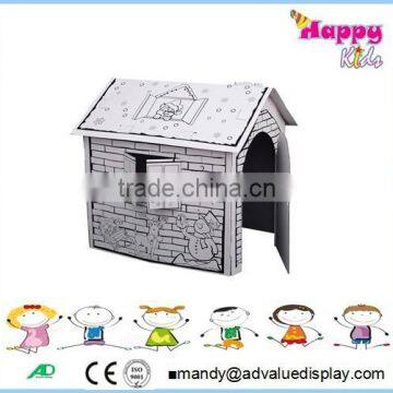 little kids cardboard playhouse furniture/children's playhouse kit