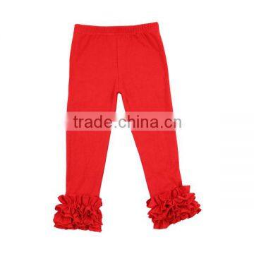 High quality icing ruffle pants girls ruffle pants set sew sassy ruffle pants