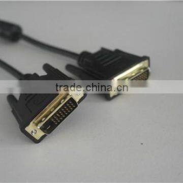 1.8M 6FT DVI-D to DVI-D Gold Male ( 24+1 Pin ) Dual Link Cable Gold Plate NEW