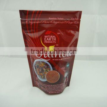 Zip Lock resealable stand up bags for snack