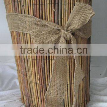 Natural Burlap Ribbon photo-2
