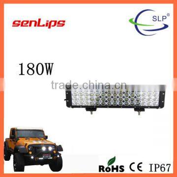 Super bright 180W 4Rows LED work light voltage 12/24V Spot flood beam for offroad suv atv