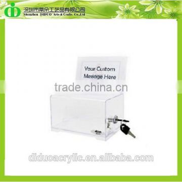 DDD-0168 Trade Assurance Cheap Plastic Donation Box