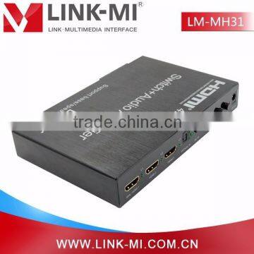 LINK-MI LM-MH31 4K2K HDMI Converter Switcher 3X1 With Audio Amplifier Support PIP and MHL Function photo-4