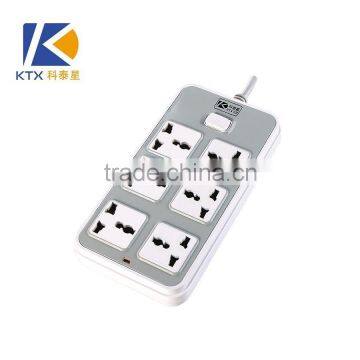 6 Way Switch Double Row Universal Multiple Power Strip