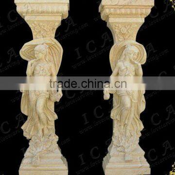 garden carved columns