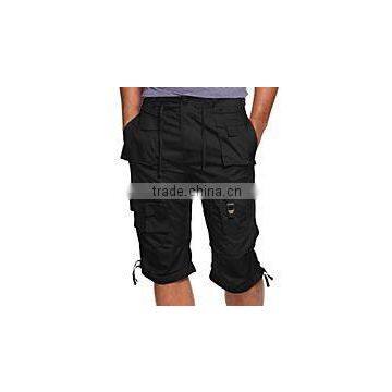 Cotton Cargo Pants Half Pants Men Shorts for Summer , Custom Blank Pants With Button