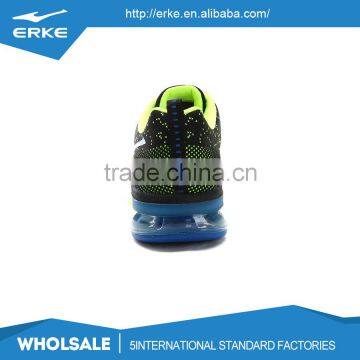 ERKE Wholesale Dropshiping Brand Breathable Kintted Mesh Mens Air Cushion Sport Running Shoes photo-3