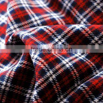 Wholesale Twill Cotton 21s Yarn Dyed Brushed Flannel Fabrics of Girls Cotton Frock Designs photo-2