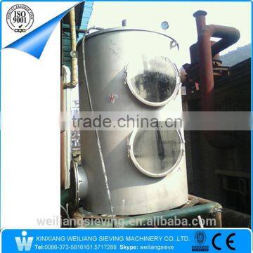 China waste paper pulp recycling waste white water filter sieving machine