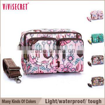 Latest Cell Phone Two Sided Flower Pattern Long Strip Woman Shoulder Bag photo-5