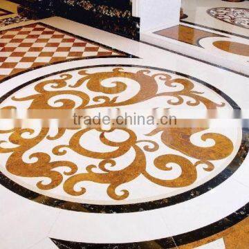 Waterjet medallion ceramic floor tile with good price