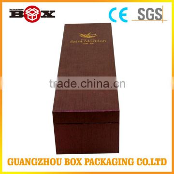 High quality flip top paper wine box