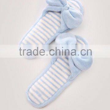 Big Bow Very Cheap Wholesale Slippers Open Toe Coral Velvet Indoor Slippers photo-4