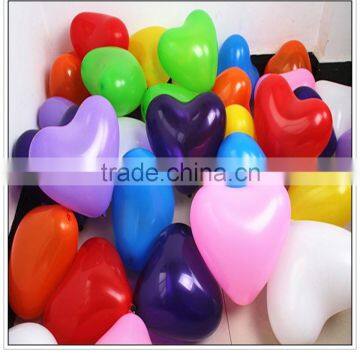 Colorful Heart Shape Latex Helium Balloon of Party Supplies