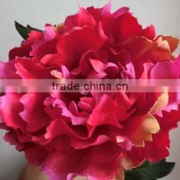 silk red peony flower wholesale decorations flowers artificial Big Peony Head