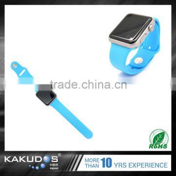 Trade Assurance Custom Colorful Rubber Watch Band for Iwatch photo-3