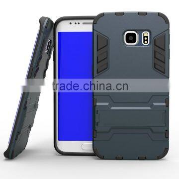 Multi-function hybrid combo stand slim armor case for samsung galaxy s6 edge G925F
