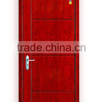 2015 New design MDF PVC laminated wood door interior/exterior