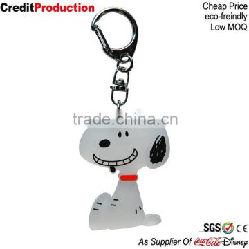 Wholesale clear plastic custom printed acrylic keychain