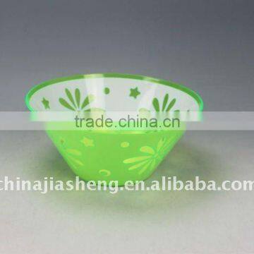 plastic trasparent bowl
