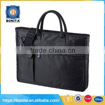 Factory direct price black polyester durable fashionable laptop bags