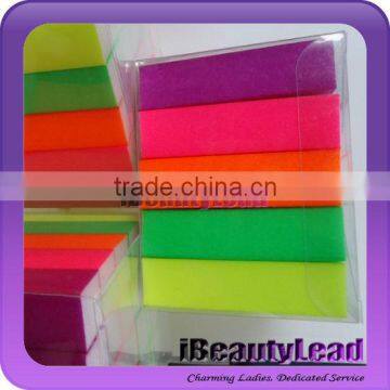 Sanding buffer block nail file with different colors nail art