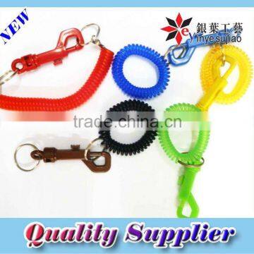 Plastic Coil Spring Key Chain