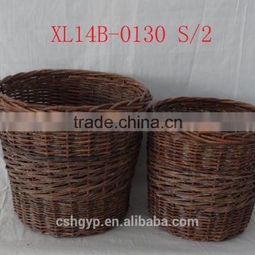 unpeeled willow basket