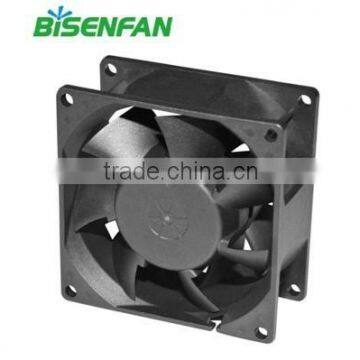 dc 12v 24v 48v High Air Flow Axial Fan 80*80*38mm With EC Rohs