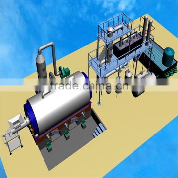 Waste Tyre/Plastic To Oil Pyrolysis Plant