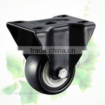 Light Duty Industrial Caster Black Polyurethane Wheel Small Caster photo-4
