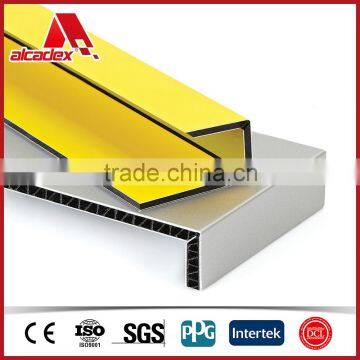 PVDF facade aluminium corrugated composite panel for curtain wall