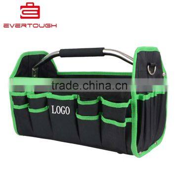 600D Polyester Folding steel tube package With Steel Handle tote tool bag OEM ODM