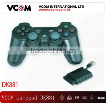 2016 VCOM cool 2.4GHz wireless controlling gamepad with analog LED indicator