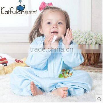 100% cotton anti kicking infant baby child foot sleeping bag for four seasons