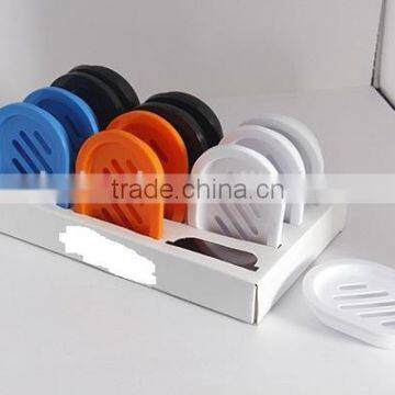 Colourful plastic soap dish