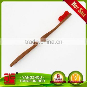 Tooth cleaning bamboo brush