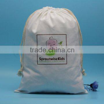 Wholesale Custom Printing Drawstring Canvas Shoes Bag photo-3