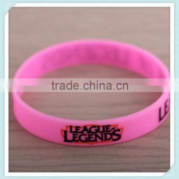 Promotional Logo Printed Colorful Silicone Wristband