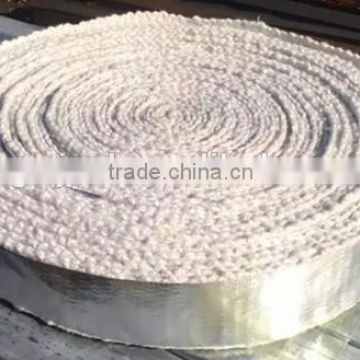 Heat Resistance Ceramic Fiber Cloth/Rope/Yarn/Tape With Steel Wire or Glass Fiber.