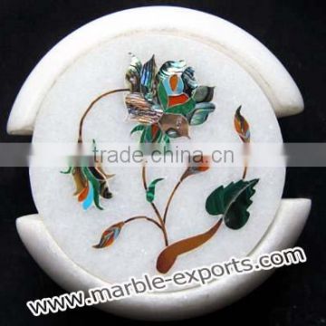 2016 New Round marble Coaster Set