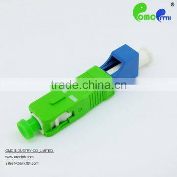 High quality China-made LC female UPC to SC male APC fiber optic adapter