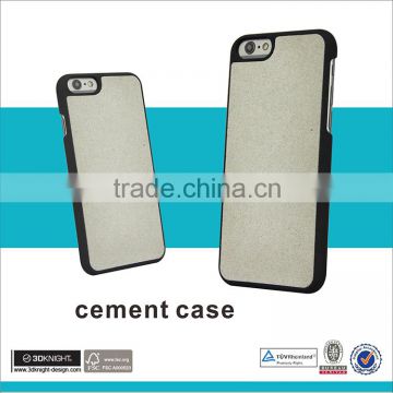 Unique design concrete cement phone case for iphone 7