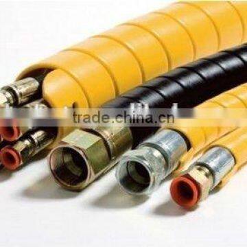 Black Color Spiral Hose Guard for Hydraulic Hose