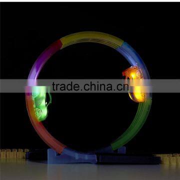 Good Quality Tracks Toys Bending LED Fill Light Toy Mini Car Racing Track Magic Car Track photo-4